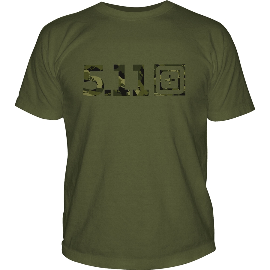 5.11 Tactical Camo Logo T-Shirt ( OD Green )