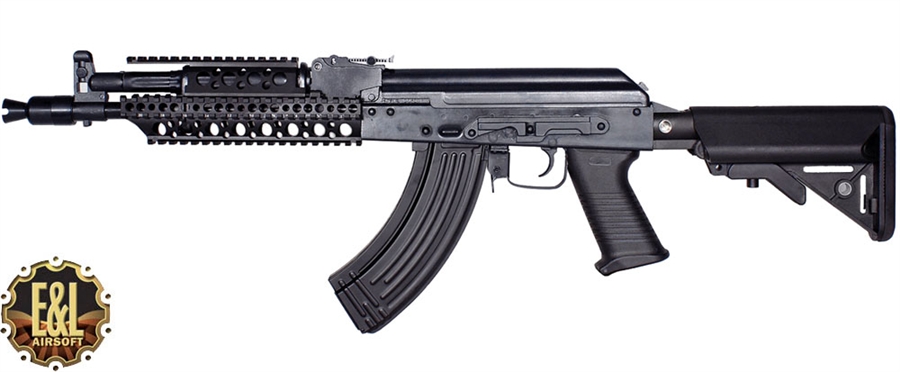 E&L AK-104 PMC Tactical Full Steel Airsoft Gun A110-C AEG Rifle