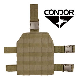 Condor Tactical PALS / MOLLE Drop Leg Platform Thigh Rig ( TAN )
